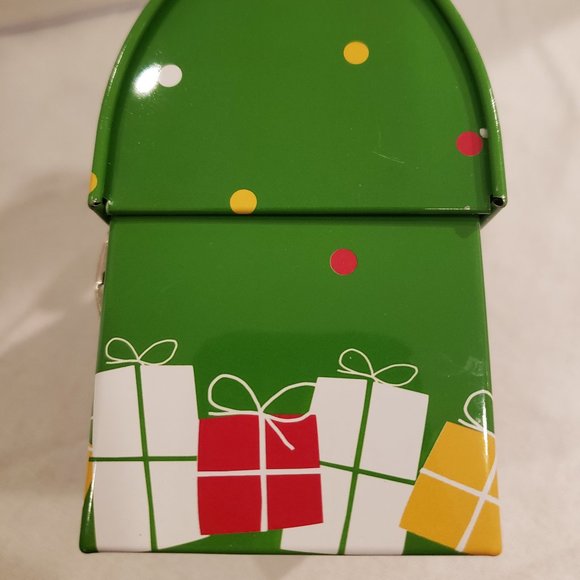 MINI LUNCHBOX - CHRISTMAS COOKIE TIN - SANTA and GIFTS - Picture 5 of 12